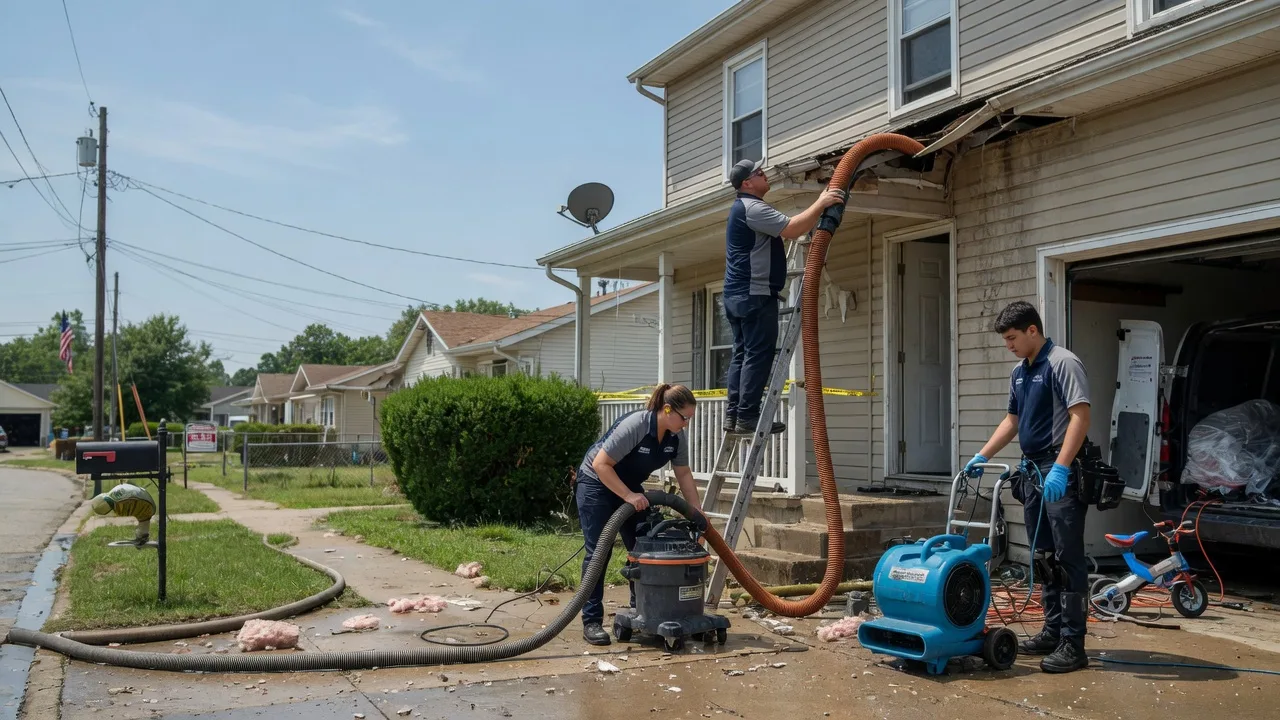 Water Damage Restoration in Jacksonville, IL near me
